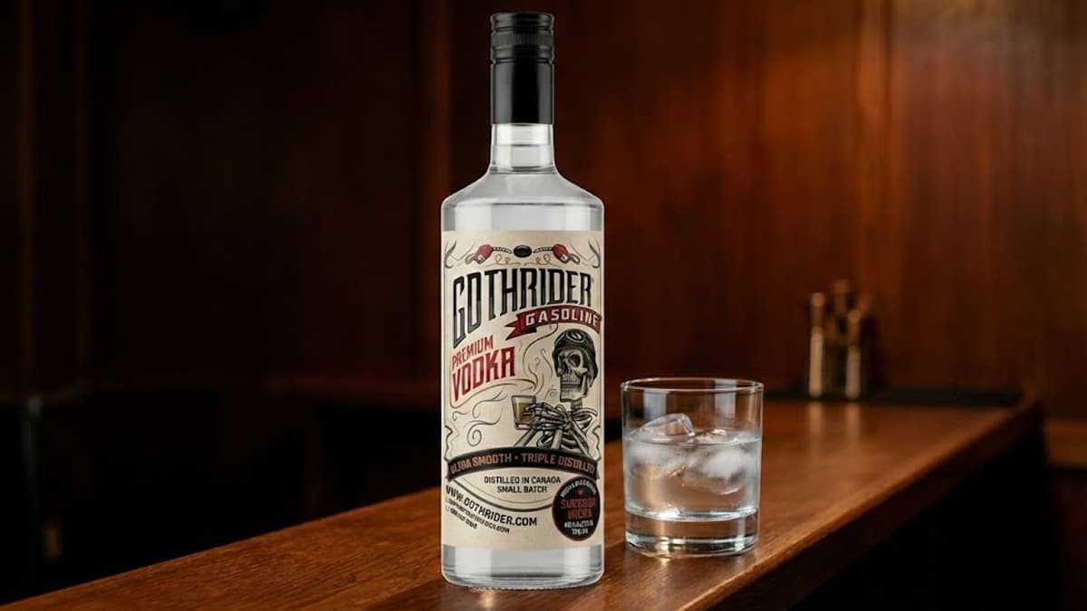 GothRider® Gasoline® Premium Rye Vodka Coffee